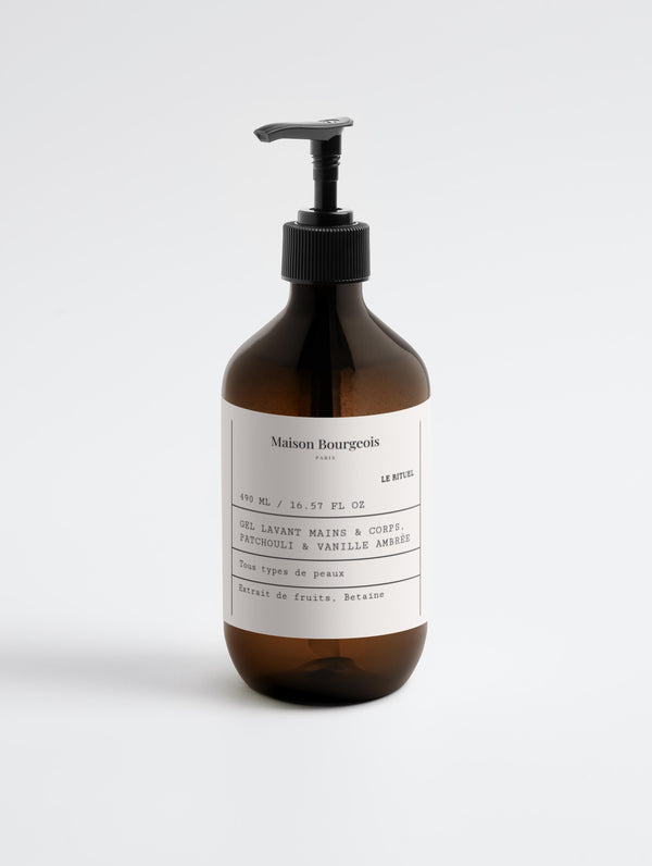 Le Rituel - Gel douche mains et corps, patchouli et vanille ambrée