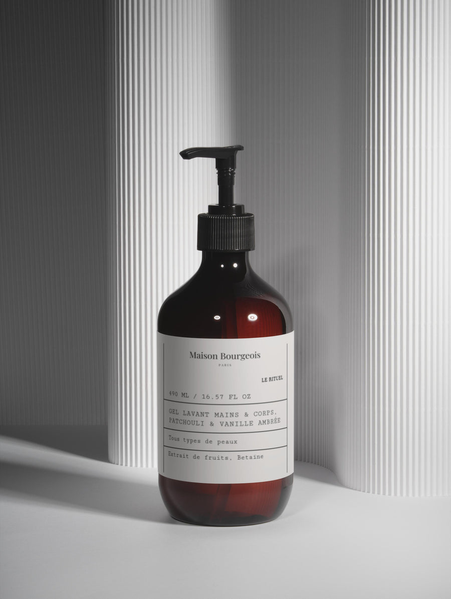 Le Rituel - Gel douche mains et corps, patchouli et vanille ambrée