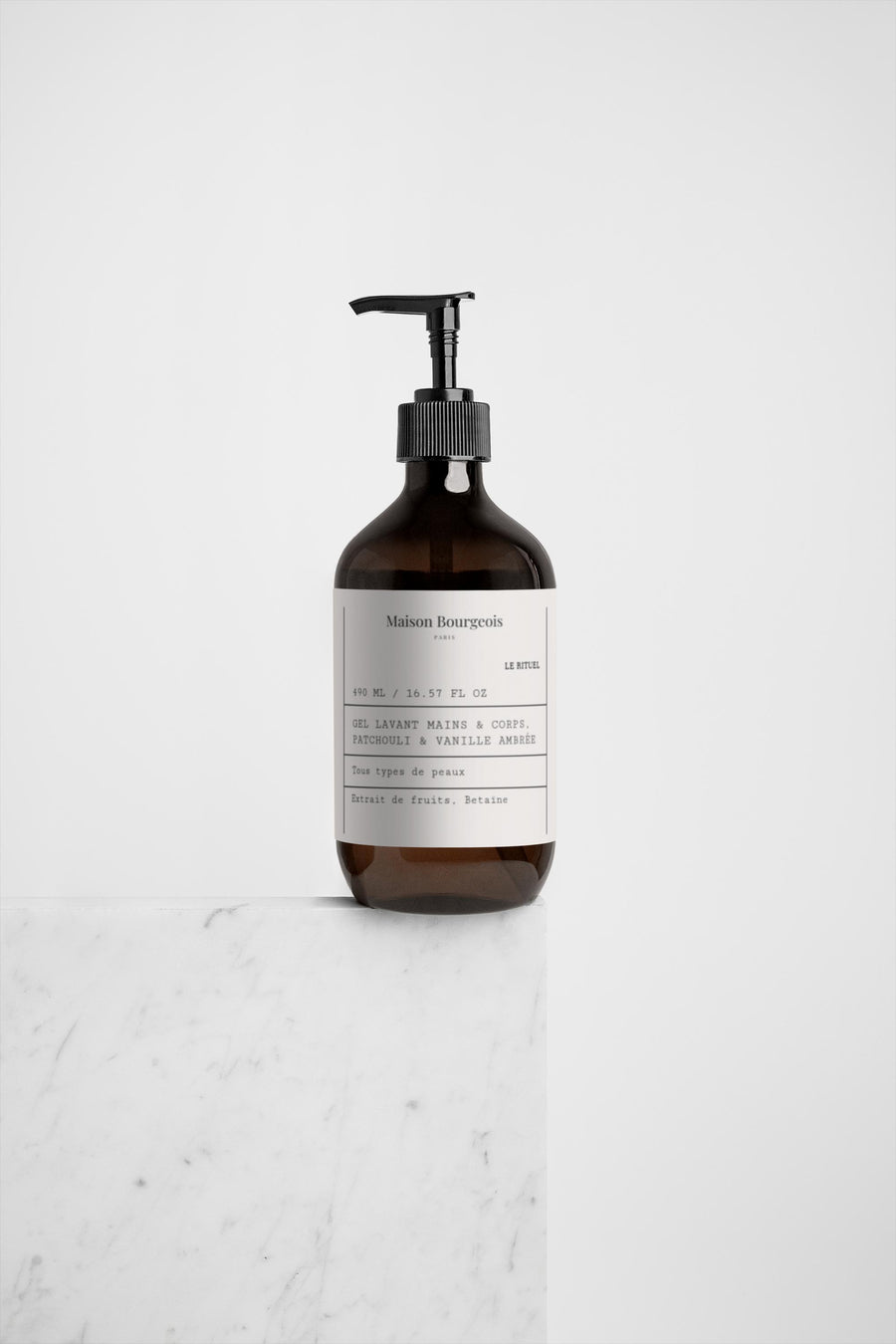 Le Rituel - Gel douche mains et corps, patchouli et vanille ambrée
